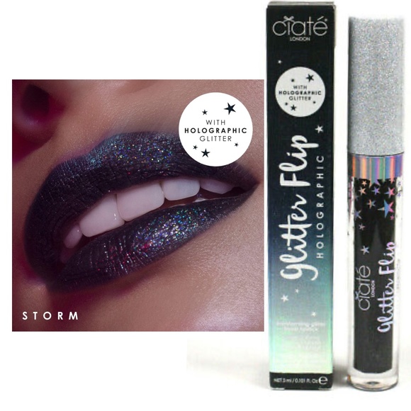 ❣️Ciaté Glitter Flip Holographic Liquid Lipstick in Storm - Picture 1 of 16